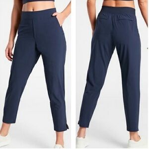 Athleta Navy Cropped Ankle Pants